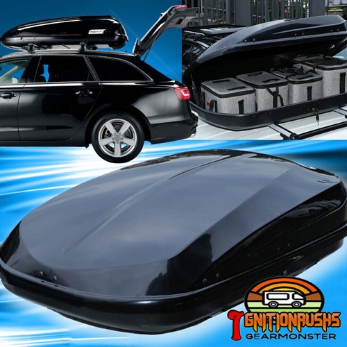 Car roof box gloss black - roof, in