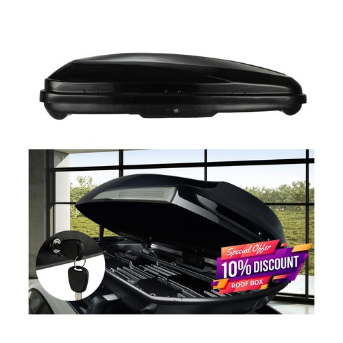 Car roof box - car, gloss