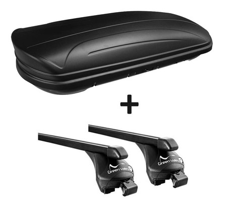 Roof box maa320l - box, rails